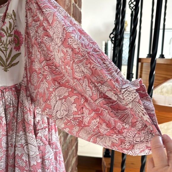 Block print midi dress - Picture 3 of 4